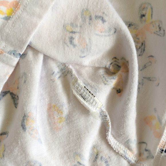 joe fresh butterfly print short sleeve top 18-24 months baby girl - Picture 5 of 6